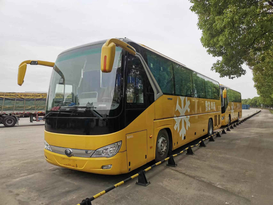 Porta dobro usada Seat luxuosa do motor traseiro de Rhd dos assentos de Buses 46 do treinador do Vip Yutong ZK6119