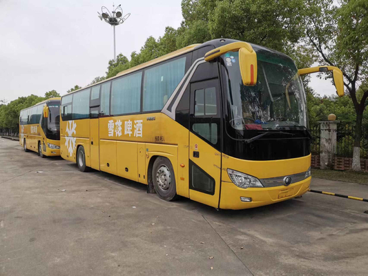 Porta dobro usada Seat luxuosa do motor traseiro de Rhd dos assentos de Buses 46 do treinador do Vip Yutong ZK6119