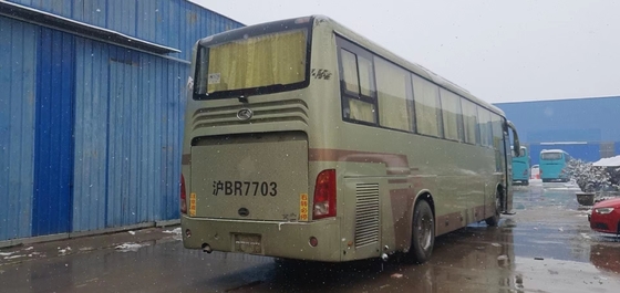 Treinador usado 55 assentos Bus Second Hand Kinglong XMQ6129 com direção do motor diesel LHD
