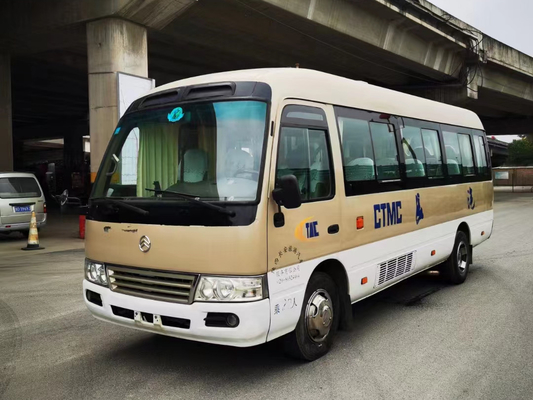 motor diesel de Yuchai 90kw 2015-2017 dourado do treinador de 22seats Dragon Used Coaster Bus Mini