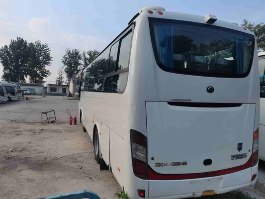 China Yutong usou a suspensão da mola de placa do motor do treinador de passageiro 39seats do ônibus de excursão ZK6908 180kw Yuchai