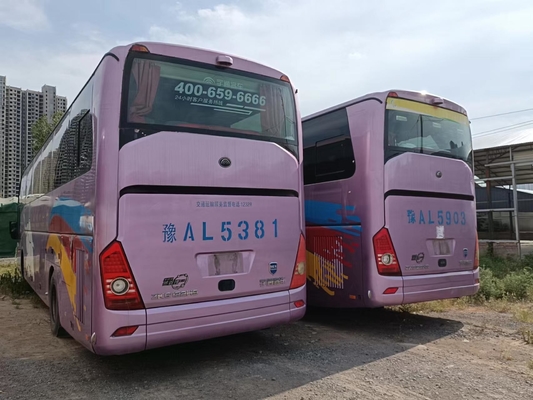 2014 ônibus usado assentos da mão de Bus Yutong ZK6122HQ segundos do treinador do ano 53 nas boas condições