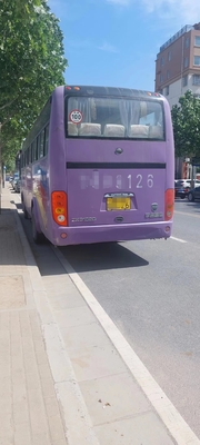 2014 diesel usado assentos de Bus Front Engine Two Door LHD do treinador dos ônibus ZK6102D de Yutong do ano 45