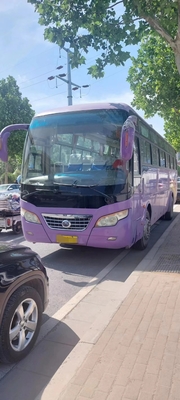 2014 diesel usado assentos de Bus Front Engine Two Door LHD do treinador dos ônibus ZK6102D de Yutong do ano 45