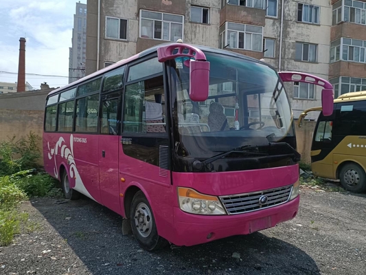 2016 ônibus usado ZK6752D Mini Bus With Front Engine de Yutong do ano 31 assentos para o transporte