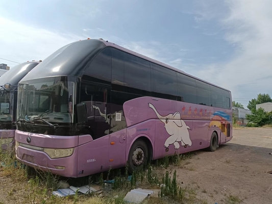 53 assentos RHD LHD usaram portas dobro de Buses Rear Engine Yutong Zk6122 Weichai WP.10 247kw do treinador