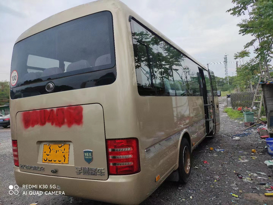 Segunda porta automática Front Engine ZK6708 do ônibus 21seats da pousa-copos de Yutong da mão