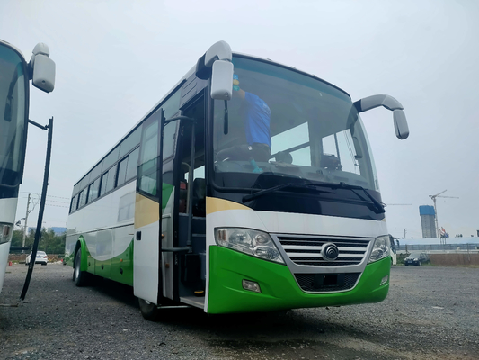 Assentos usados Zk6112d do ônibus 53 do passageiro da suspensão da mola de placa de Yutong Front Engine Bus Lhd /Rhd