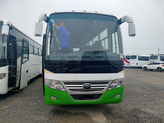 Assentos usados Zk6112d do ônibus 53 do passageiro da suspensão da mola de placa de Yutong Front Engine Bus Lhd /Rhd