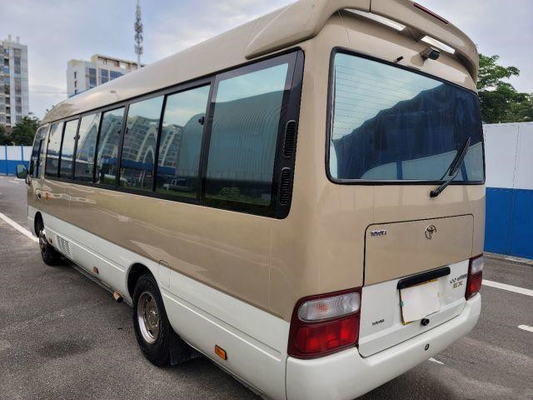 29seats usou o motor de gasolina de Mini Van Coach Bus Used 2TR do ônibus da pousa-copos de Toyota