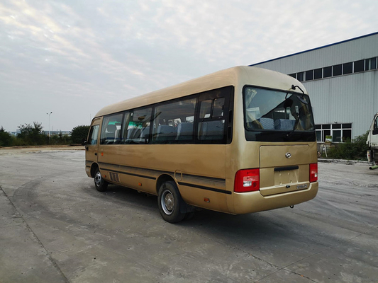 23 assentos 2014 anos usaram uma pousa-copos mais alta Mini Bus KLQ6702E4 com direção da mão esquerda do motor