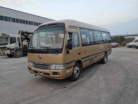 Motor diesel mais alto 95kw 23-29seats do ônibus KLQ6702 SOFIM da pousa-copos da segunda mão