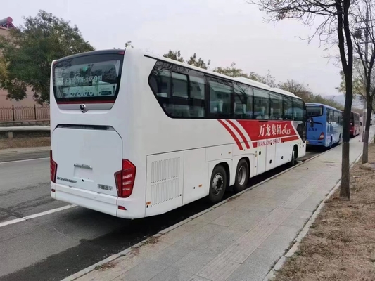 Ônibus de passageiros usado 56 lugares Yutong eixo traseiro duplo ZK6148 2020 ano ônibus de luxo