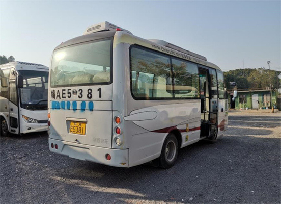 6 motor diesel usado assentos 3100mm de Bus Second Hand ZK5060xzs1 do treinador de Yutong