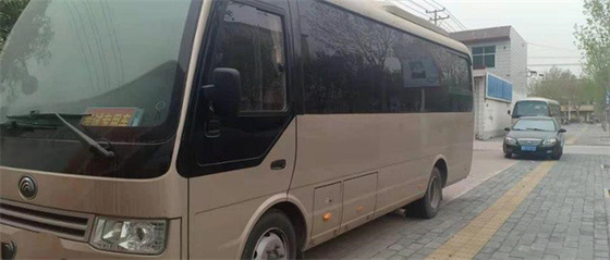 Treinador usado National Express High Efficiency da mão do ônibus segundo de Yutong 28 assentos 100km/H