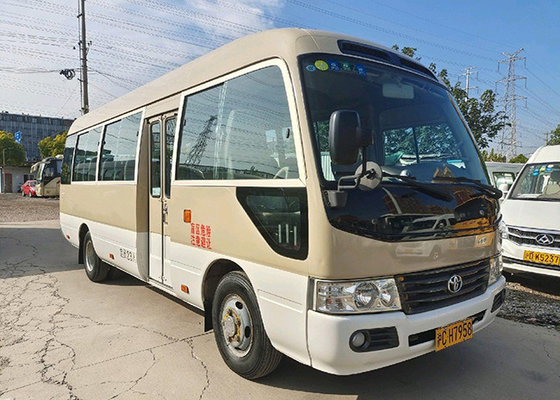 Mão 18Kw 1.6T do ônibus segundo de Mini Used Toyota Coaster Coach