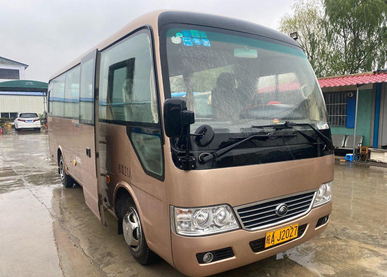 O passageiro de viagem de Mini Used Yutong Bus City da segunda mão personalizou
