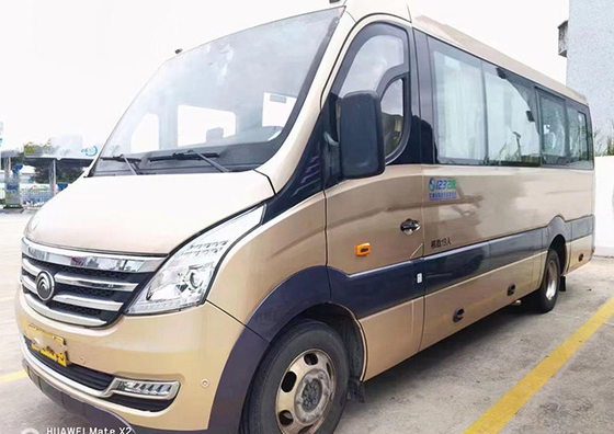 Euro 3 da condução à direita 4650kg de 1.6Kw Mini Yutong Used Coach Bus