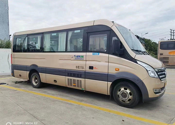 Euro 3 da condução à direita 4650kg de 1.6Kw Mini Yutong Used Coach Bus