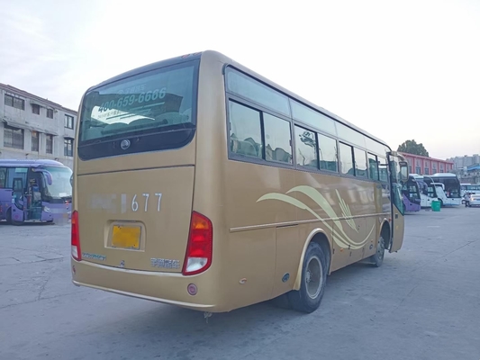Treinador 35seats Front Engine Diesel Engine da excursão do ônibus de Yutong da mão de ZK6792D ò