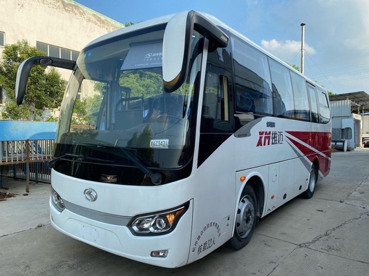 Ônibus de excursão usado motor 32seats da igreja de Yuchai Kinglong com condição XMQ6802 do ar
