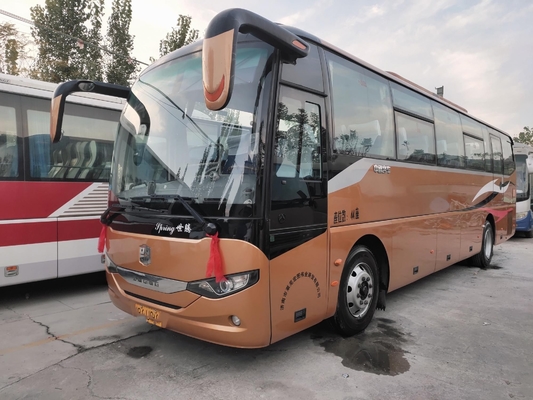 LCK6100 44seater usou a movimentação da mão esquerda das portas do motor dois de Zhongtong Bus Yuchai do treinador
