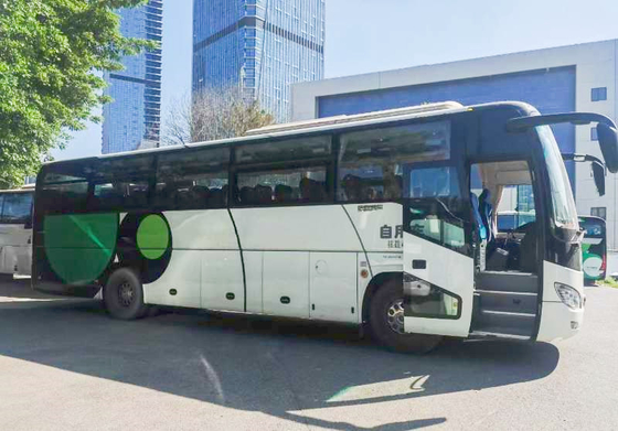 Treinador traseiro usado Buses de Yutong do motor do ônibus do passageiro dos assentos do ônibus de excursão ZK6110 49