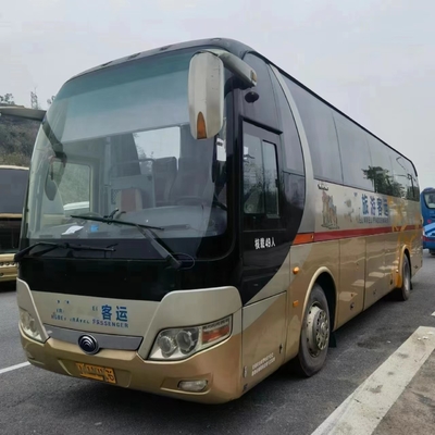 o ò tipo Yutong 49seater do treinador ZK6110 da mão usou motor de Yuchai das portas do ônibus do curso o único