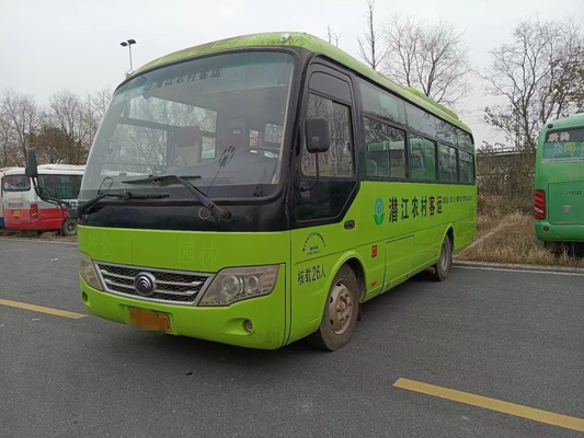 Mini Coach usado ZK6729d Youtong Front Engine Yuchai 4buses em 26seats conservado em estoque