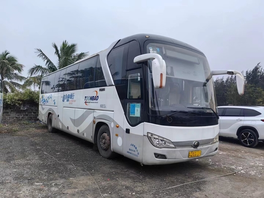 Mão luxuosa usada do ônibus segundo de Rhd Yutong Bus Zk6122 70 Seater do treinador para a venda