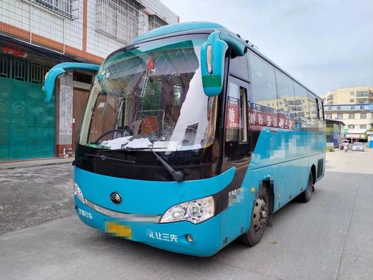 o ò ônibus da mão usou o ônibus do ônibus Zk6808 33 Seater de Yutong com o LHD que dirige os motores diesel
