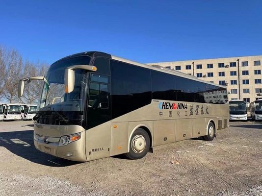 Segundo treinador usado ônibus usado ZK6127 Bus de Yutong dos assentos do ônibus de turista 51 da mão