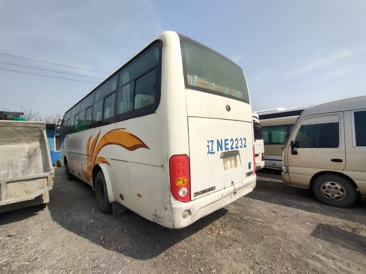 Suspensão usada da mola de lâmina de Yutong da condução à direita de Bus MINI Van 43seater do treinador com condição do ar