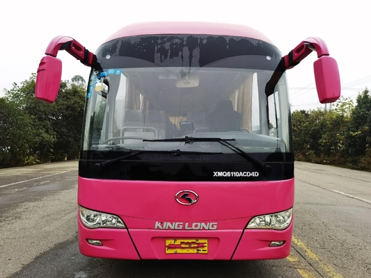 O treinador Second Hand Kinglong usou a porta média do passageiro da disposição dos assentos 2+3 do ônibus XMQ6110ACD4D 56