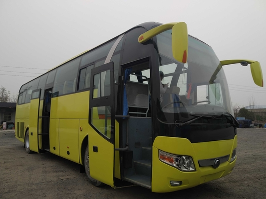 Jovens médios usados Tong Coach Bus ZK6110 LHD da segunda mão do motor de Weichai dos assentos da porta 49 do ônibus comercial