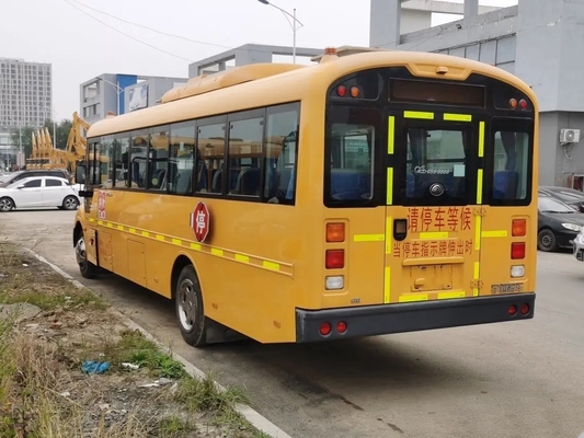 Os assentos 9 do motor 52 de Weichai do ônibus escolar da segunda mão medem o ônibus usado YuTong ZK6935D