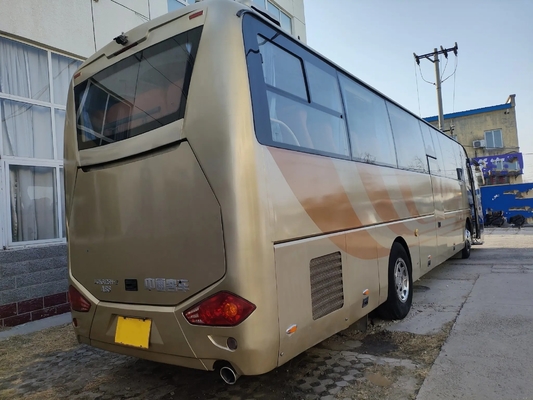 Portas dobro usadas do motor de Yuchai do ônibus do curso 53 assentos 12 em segundo da mão medidores de ônibus LCK6125 de Zhongtong