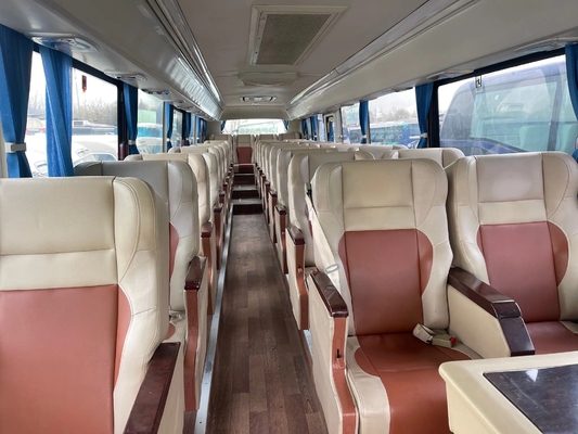 Assentos luxuosos usados dos ônibus 12meters 33 que selam a mão Foton BJ6120 do motor segundo de Yuchai da janela