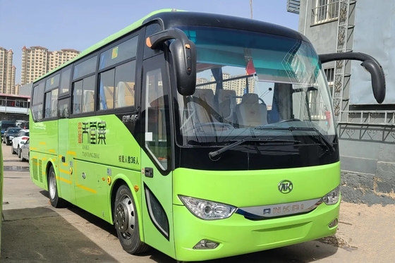 Ônibus médio usado HFF6909 de Ankai da porta dos assentos da janela 36 de Yuchai Engine Sliding do ônibus e do treinador