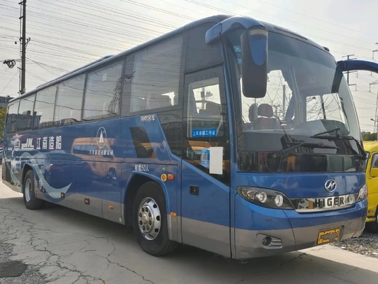 Mão usada KLQ6115 mais alto da porta LHD/RHD ò do compartimento de bagagem dos assentos do motor 50 de Weichai do ônibus do MCI única