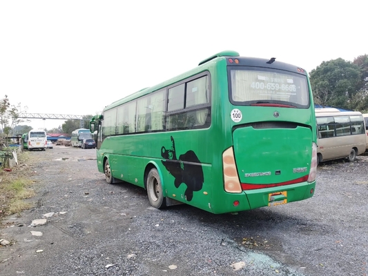 Janela da selagem do ônibus ZK6879 de Yutong da mão dos assentos do motor 39 do EURO usado IV Yuchai do ônibus e do treinador em segundo