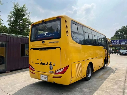 Ônibus usado XMQ6759 de Kinglong da mão da janela de deslizamento do A/C da transmissão manual dos assentos do motor 33 de Yuchai do ônibus do passageiro ò