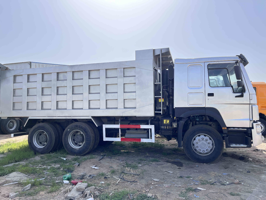 Howo usado transporta 8 de 380hp 6 dos cilindros medidores de EURO III do motor diesel 10 o caminhão basculante ZZ3257 das rodas 6×4 Howo