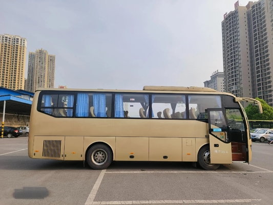 Condicionador de ar dourado usado do motor dos cilindros da porta 6 dos assentos KLQ6882 da cor 30 do ônibus do trânsito o único usou um ônibus mais alto