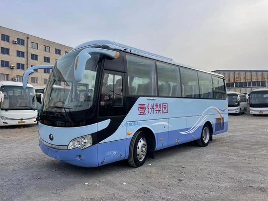 A mão esquerda usada do ônibus do trânsito conduz 35 porta nova de Tong Bus ZK6808 da ?a mão dos assentos a única 8 medidores