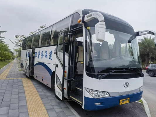 ò ônibus da mão portas dobro de 2016 anos 47 cilindros Kinglong usado LHD/RHD XMQ6117 do motor 6 de Yuchai dos assentos