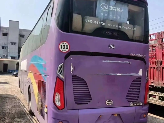 Porta usada Kinglong XMQ6119 do condicionador de ar dos assentos da suspensão 54 da bolsa a ar do motor de Weichai do ônibus de excursão única
