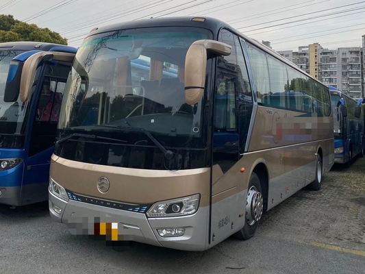 O treinador usado Bus 90% 48 novos assenta o motor dourado 100km/H do dragão XML6112 Weichai da ?a movimentação da mão