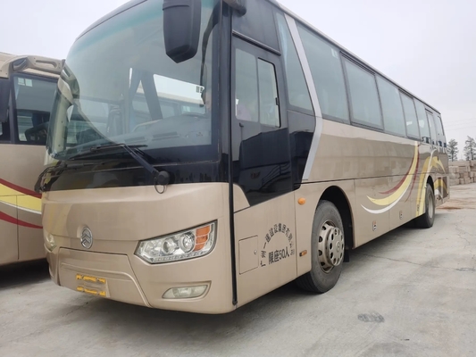 O motor 245hp de Weichai dos assentos do ônibus 50 do motor diesel usou porta dourada da mola de lâmina do dragão XML6112 a única com A/C