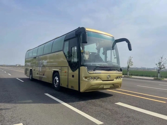 Porta média usada do passageiro da cor dourada comercial do motor 336hp de Weichai dos assentos do ônibus 39 12 medidores de ônibus BFC6120 de Beifang